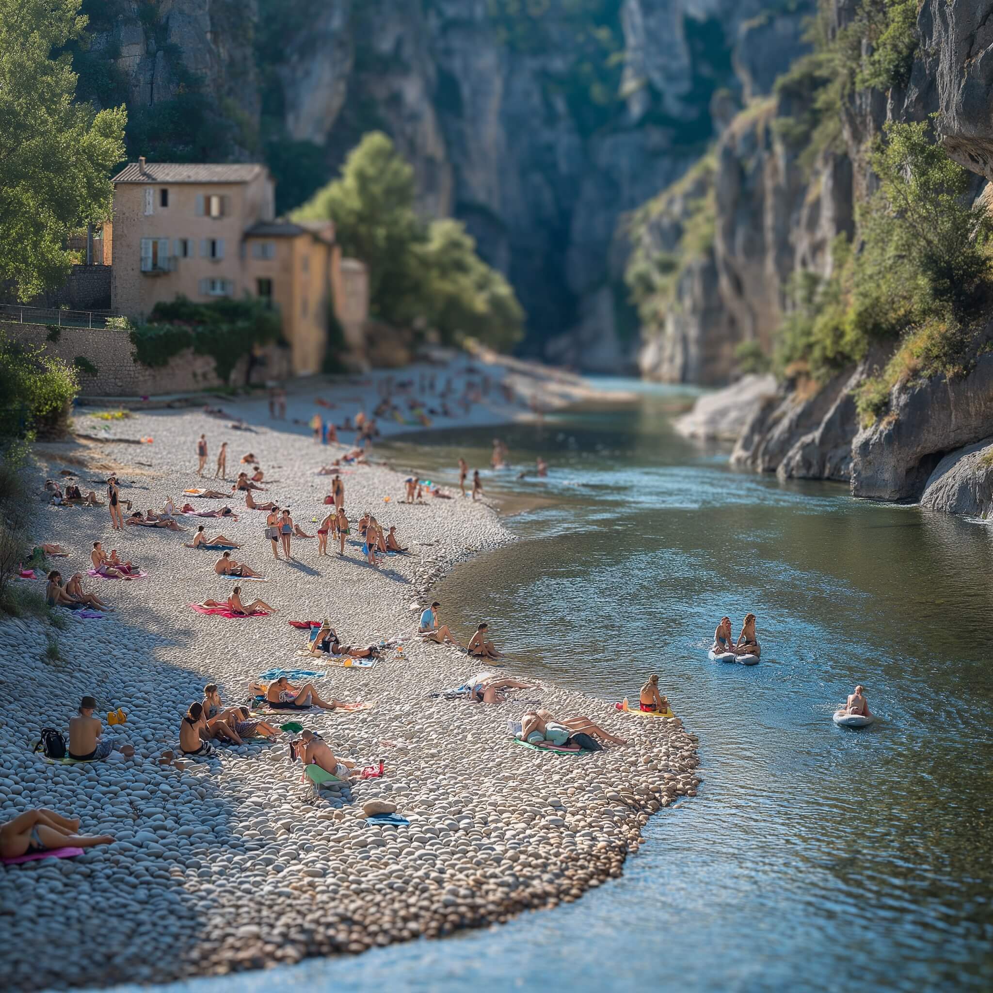 Plage des Gorges du Tarn